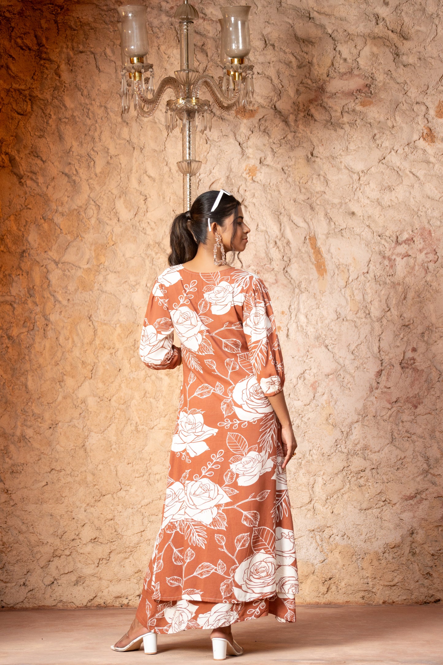 Classy 3 Piece indo-Western Cord Set