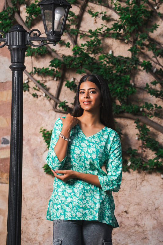 Classy New Diwali Collection Women Kurti Green